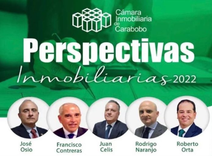 Cámara Inmobiliaria de Carabobo desarrollará simposio “Perspectivas 2022” este jueves