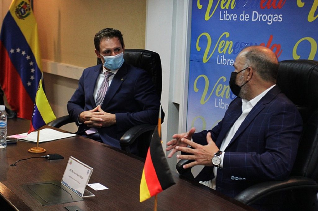Venezuela y Alemania promueven intercambio informativo en materia antidroga