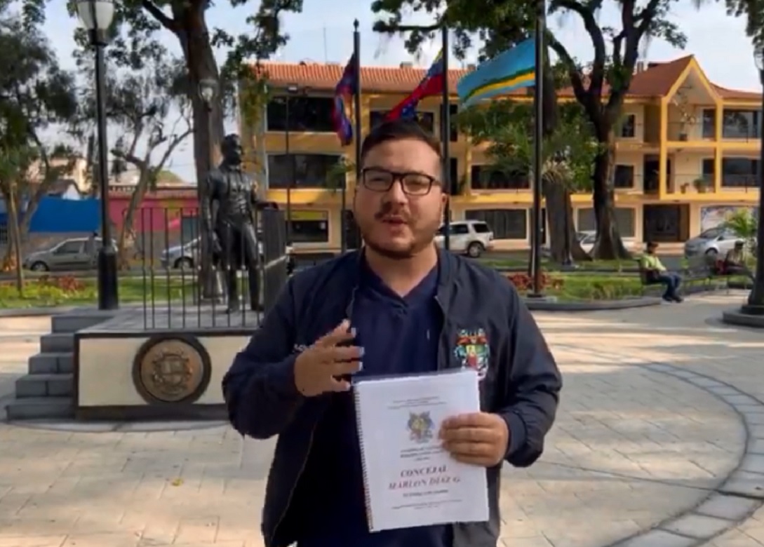 Concejal Marlon Díaz presentó su informe de gestión trimestral ante instancias de Naguanagua