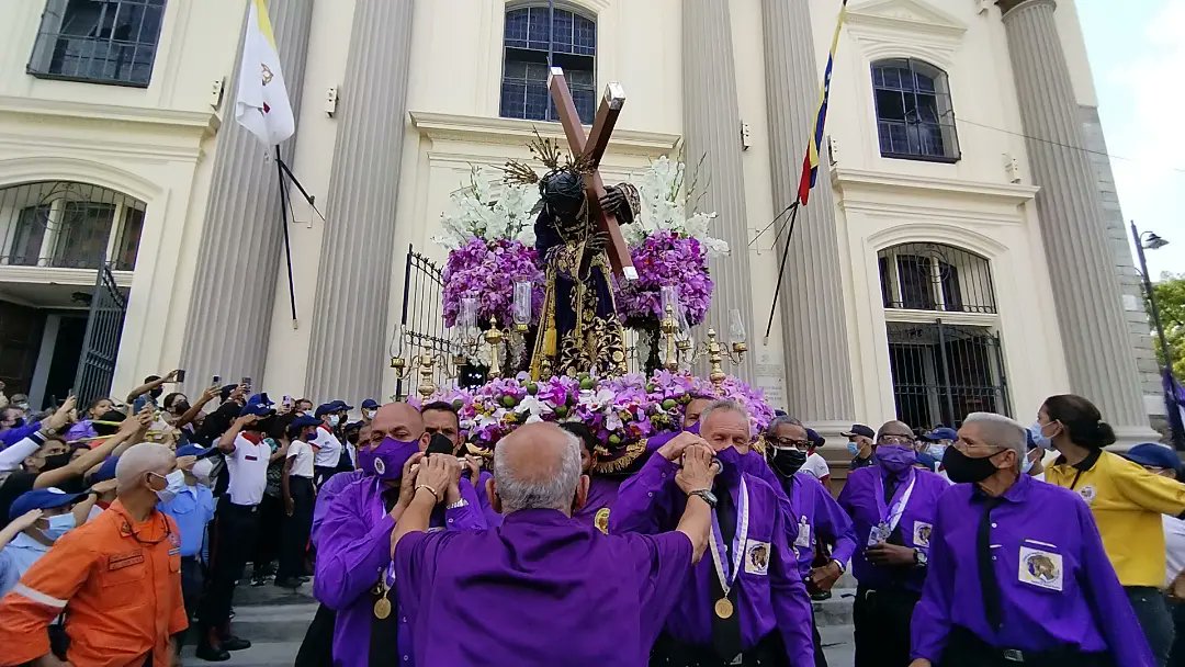El Nazareno vuelve a las calles del país tras dos años de pandemia