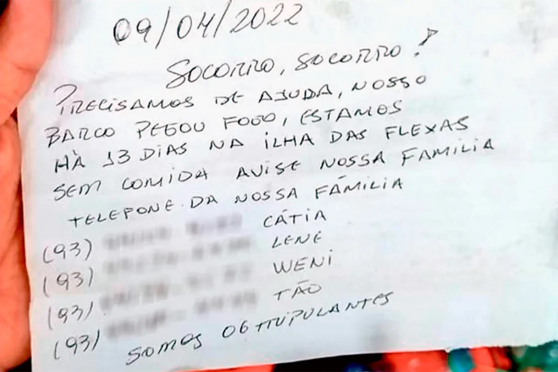 Náufragos son rescatados en Brasil gracias a una nota enviada en una botella