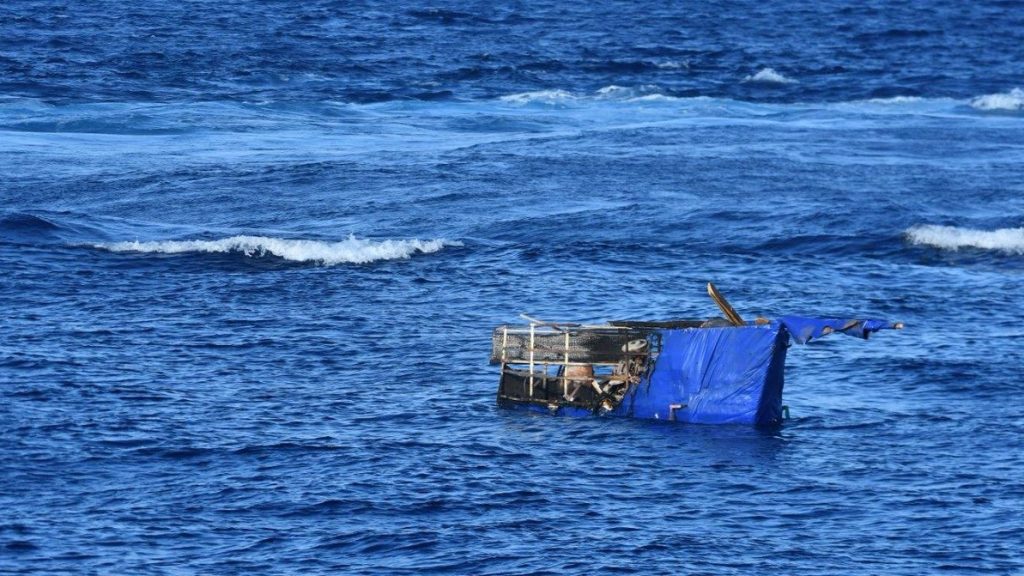 Cuba informa del naufragio de un barco con migrantes con destino a EE.UU.