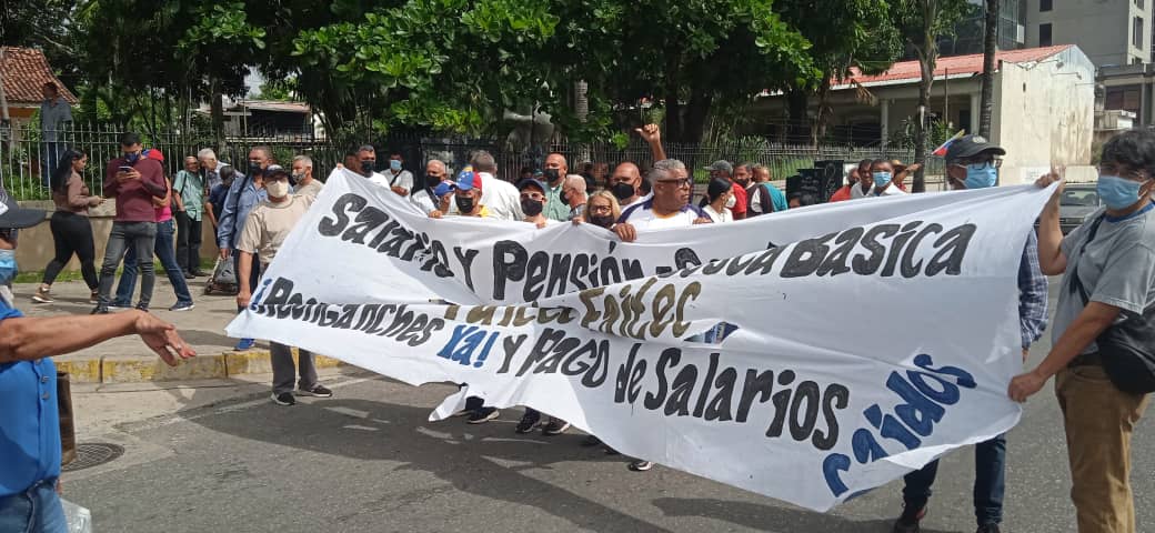 Trabajadores exigieron en la calle respeto a sus derechos