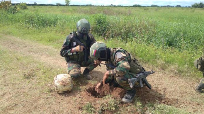 FANB desactivó 105 kilos de explosivos en el estado Apure