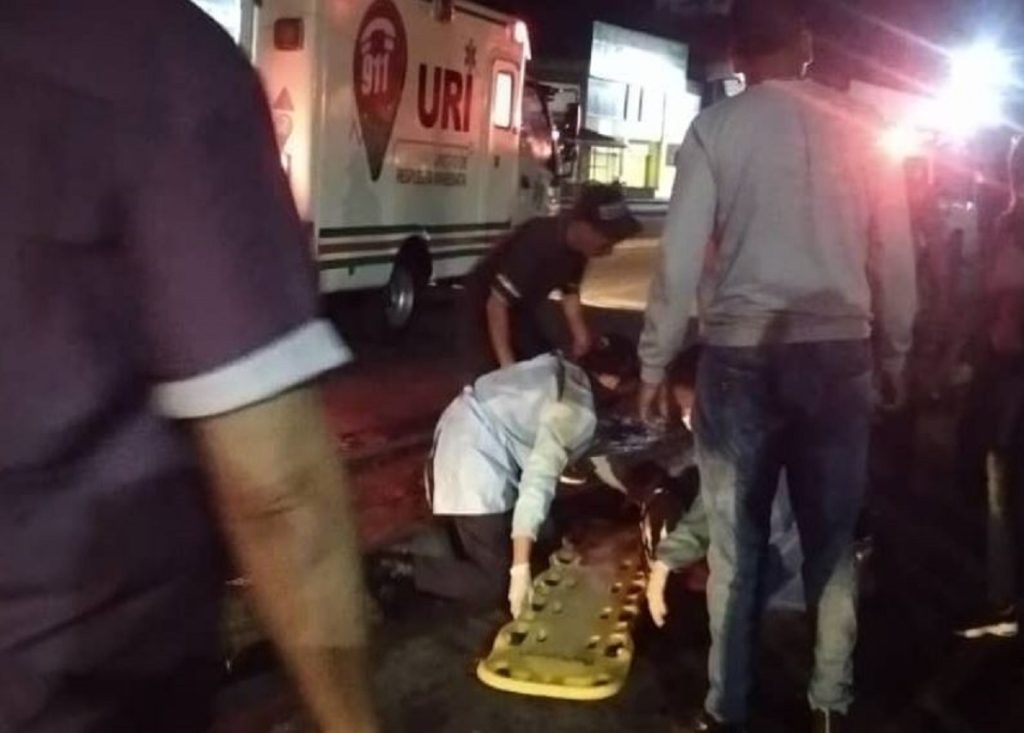 Aparatoso accidente de tránsito en San Félix dejó cuatro hombres heridos
