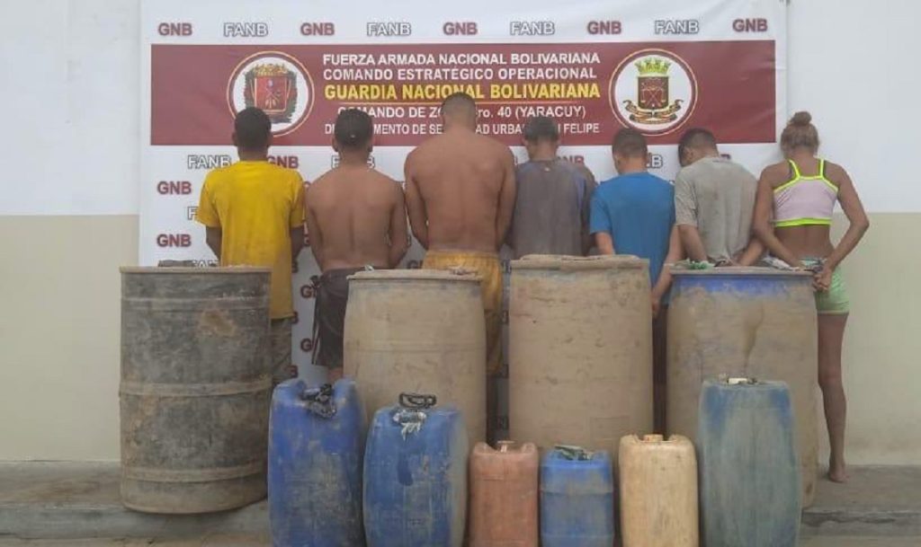 Fuerza Armada desmanteló una banda dedicada al robo de gasolina