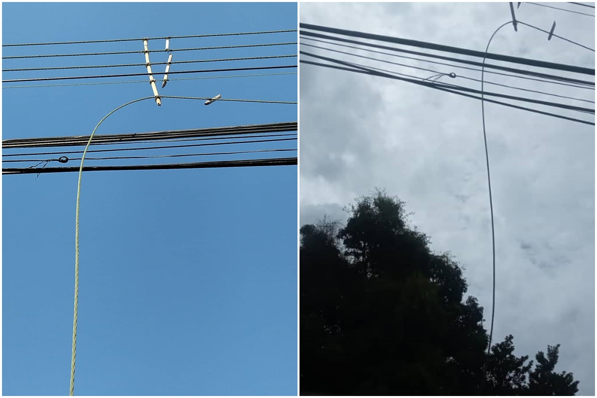 Vecinos de Fundación Mendoza denuncian frecuente hurto de cables del tendido eléctrico