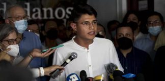 Dirigentes estudiantiles opositores a Daniel Ortega