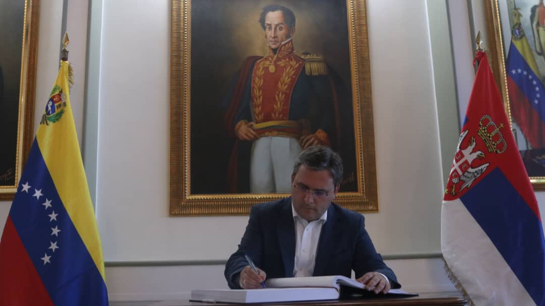 Canciller de Serbia visita Venezuela para profundizar cooperación bilateral
