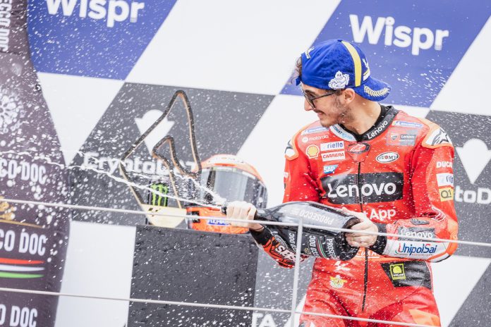 Bagnaia gana el Gran Premio de Austria