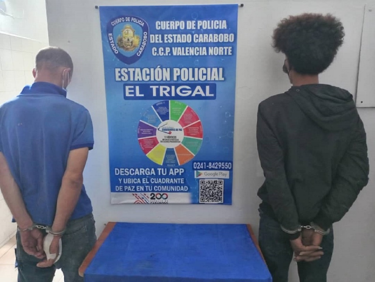 Detenidos en flagrancia dos presuntos asaltantes de quintas en Valencia