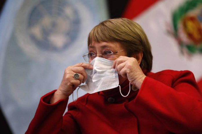 Michelle Bachelet se reunió en Ginebra