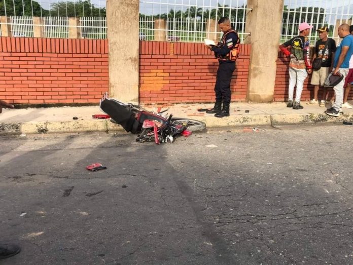Murió mototaxista en accidente en Plaza de Toros este sábado