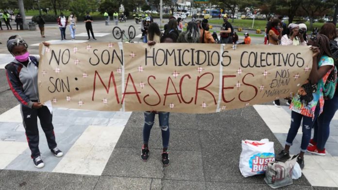 Nueva masacre en Colombia deja cuatro muertos, dos de ellos indígenas