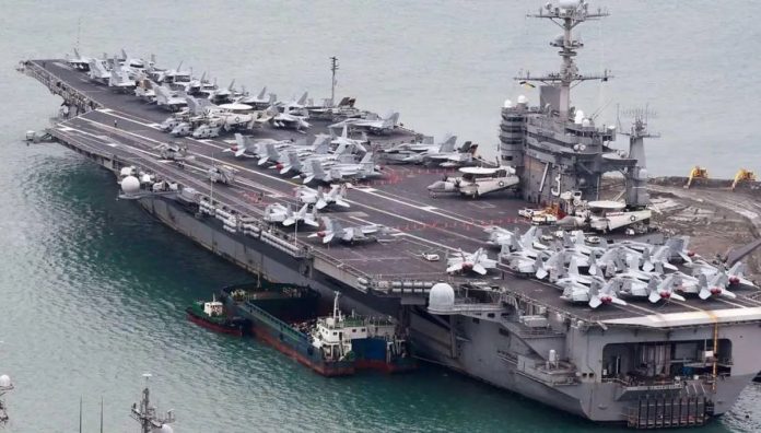 Armada de EE.UU. tiene portaaviones y cruceros con misiles cerca de Taiwán