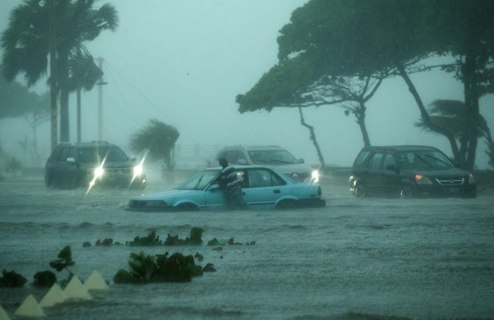 Rains due to passage of tropical storm Earl cause flooding in Puerto Rico