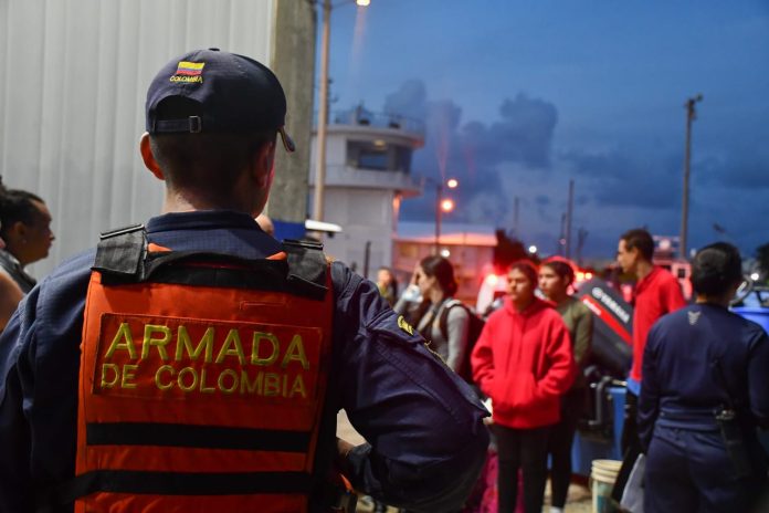 Armada colombiana interceptó lanchas que trasladaban migrantes venezolanos hacia Centroamérica