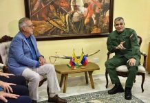 Ministros de Defensa de Venezuela y Colombia instalarán mesas de trabajo para reforzar seguridad fronteriza