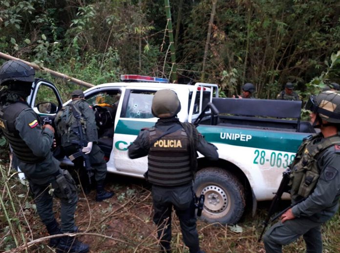 Asesinados ocho policías en una emboscada en el suroeste de Colombia