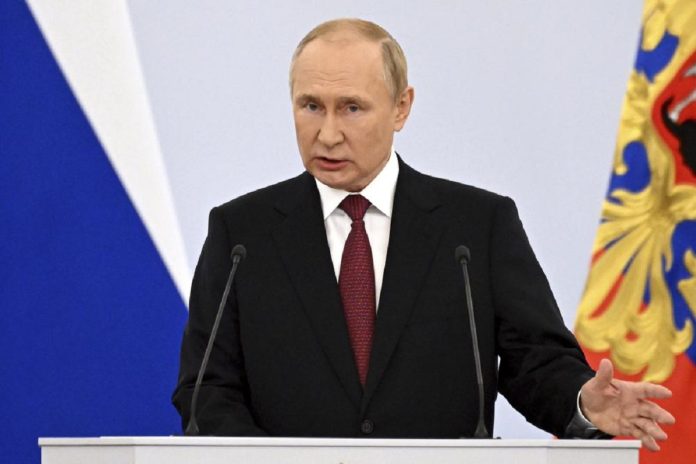 Putin declara regiones ucranianas parte de Rusia