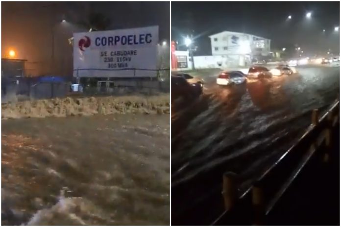 Fuertes lluvias de este jueves encendieron las alarmas en Barquisimeto y Cabudare