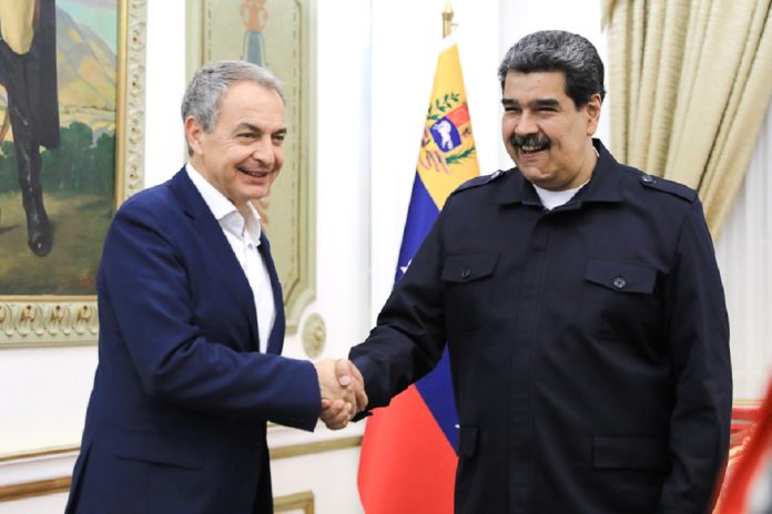 Nicolás Maduro recibió al expresidente del Gobierno español Rodríguez Zapatero
