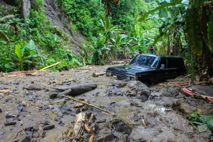 Casi un centenar de familias afectadas por lluvias en el estado Trujillo