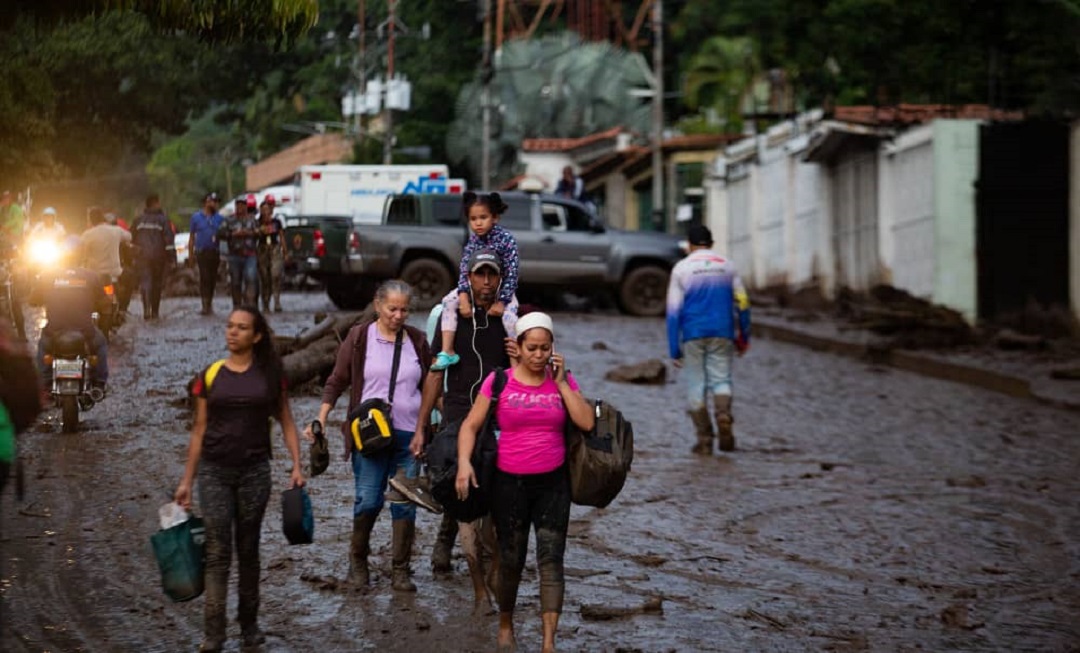 Palmarito, al norte de El Castaño, la zona más afectada por las lluvias en Maracay