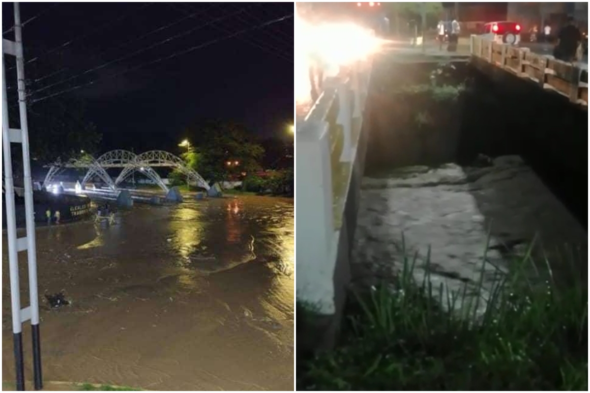 Vecinos de La Victoria y San Mateo en Aragua alarmados por lluvias de este miércoles