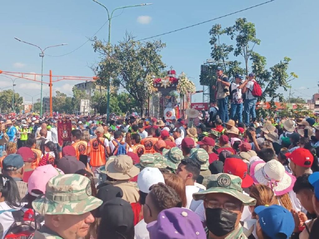 La Divina Pastora arribó a la Catedral de Barquisimeto
