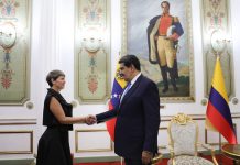 Primera dama de Colombia visita Venezuela para afianzar relación cultural