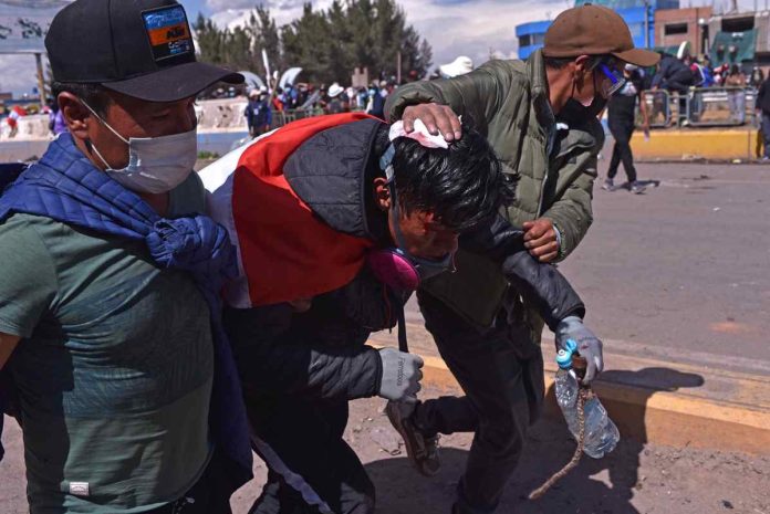 Enfrentamientos en Arequipa 