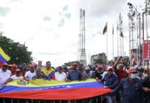 Protesta de trabajadores en Guayana