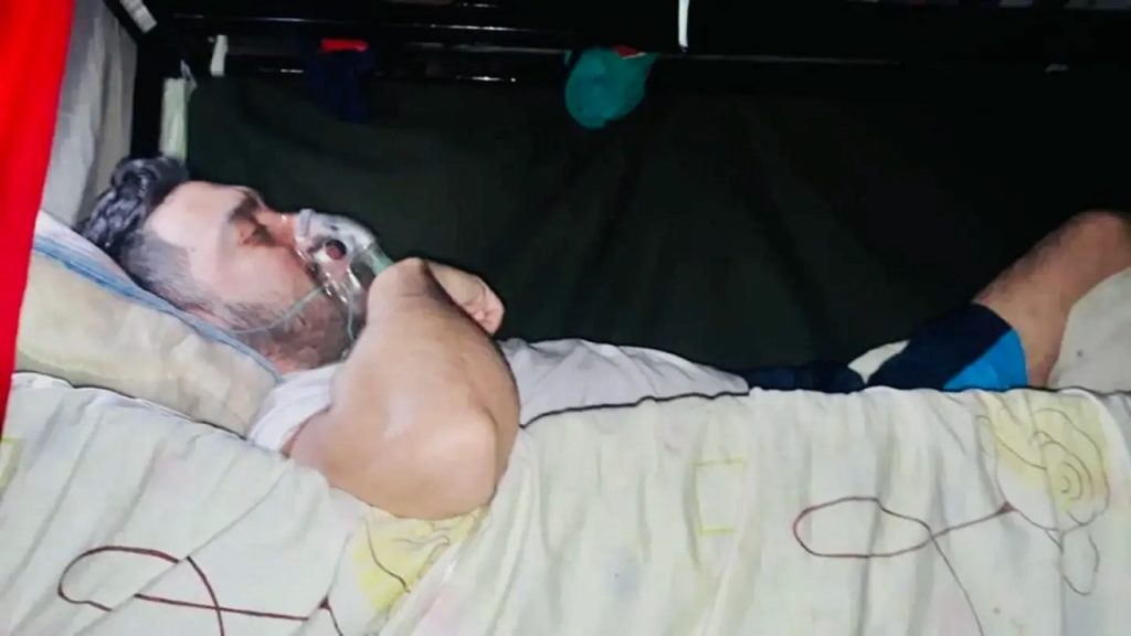 Al periodista y preso político Ramón Centeno se le infectó una pierna en la cárcel