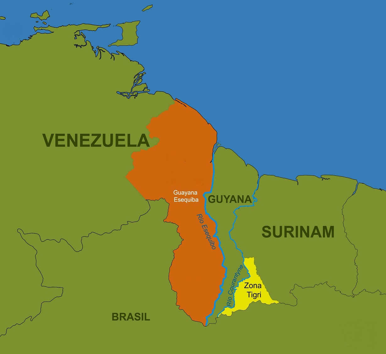 VP y UNT defienden el derecho de Venezuela sobre la Guayana Esequiba