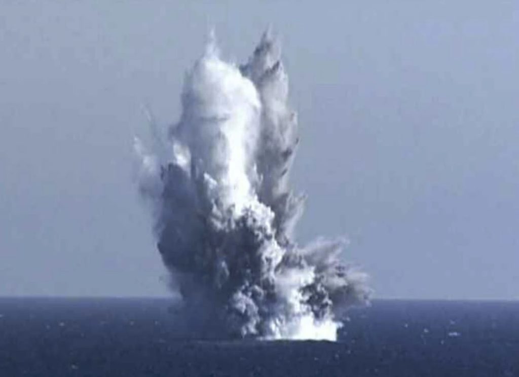Pionyang dice haber vuelto a probar su dron para generar tsunamis radiactivos