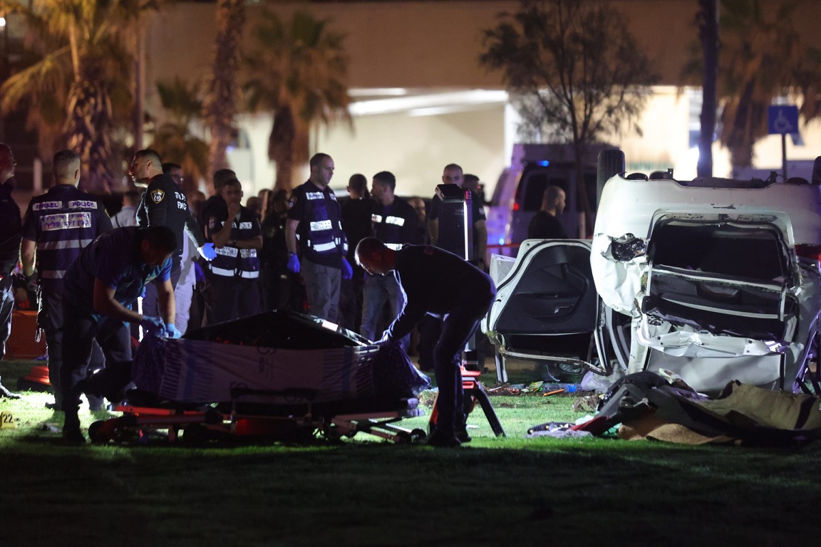 Un turista muerto y siete heridos en un ataque en Tel Aviv