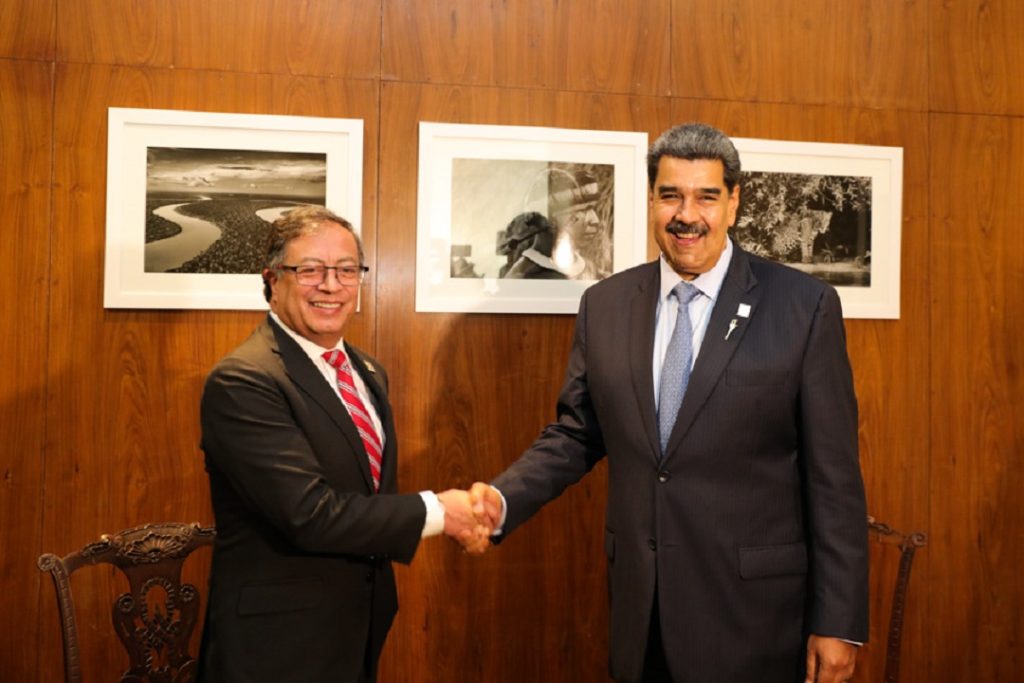 Maduro dice que Petro se está convirtiendo en un garante del diálogo venezolano