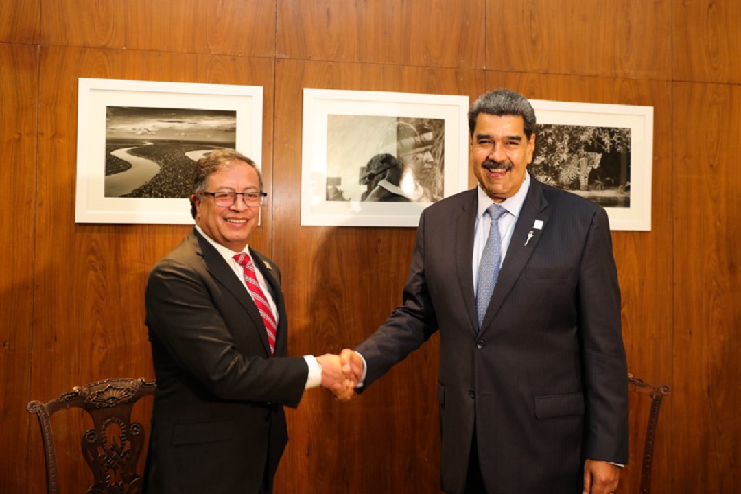 Maduro dice que Petro se está convirtiendo en un garante del diálogo venezolano