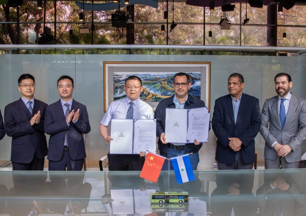 Nicaragua comprará 500 unidades de autobuses a una empresa china