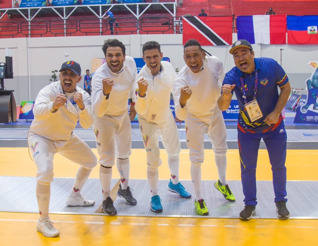 Venezuela, con los hermanos Limardo, se adjudica el oro en espada equipos de esgrima
