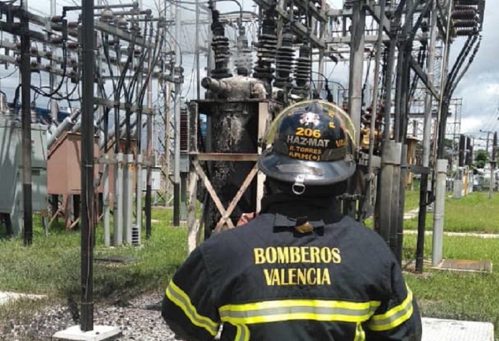 Controlado incendio en subestación eléctrica La Quizanda