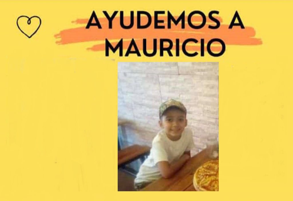 Servicio Público: el niño Mauricio José requiere de ayuda para superar afecciones pulmonares