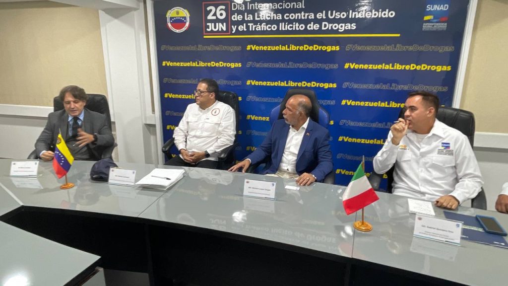 Venezuela e Italia fortalecen cooperación para lucha conjunta contra el tráfico de drogas
