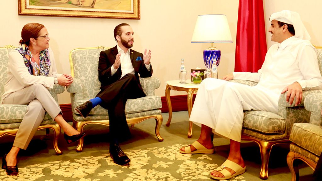 Emir de Catar realiza visita oficial a El Salvador 