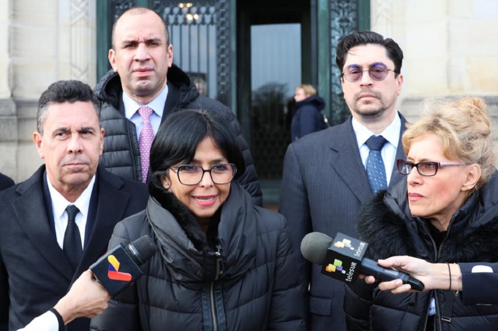 Delcy Rodríguez: Guyana quiere convertir a la CIJ en instrumento para detener el referendo