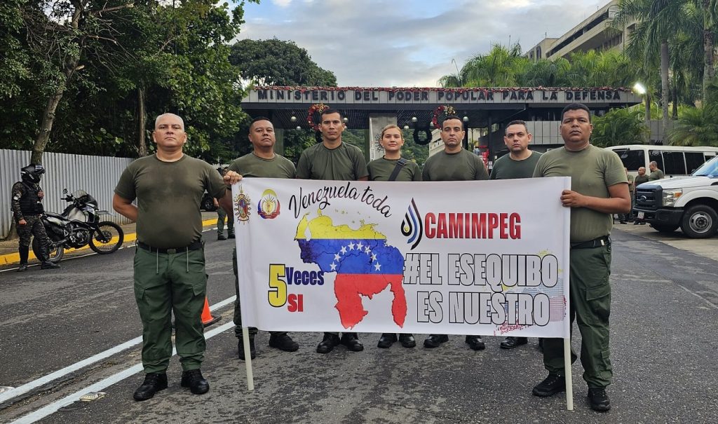 Militares se unen a la campaña de referendo sobre el Esequibo
