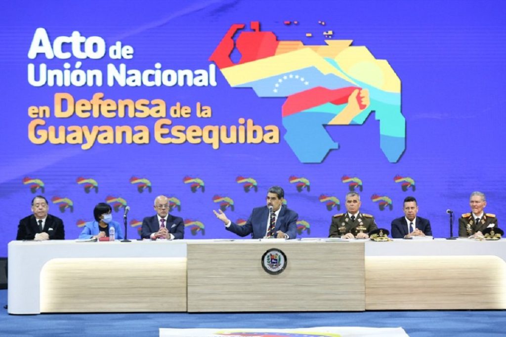 Maduro pidió al Gobierno de Guyana parar las provocaciones por el territorio en disputa