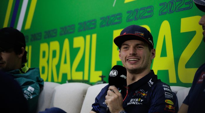 Verstappen sale primero en Brasil