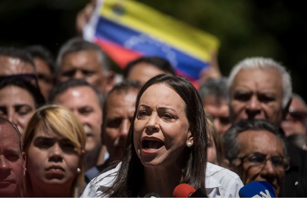 María Corina Machado: “No vamos a permitir que Maduro imponga al candidato democrático”